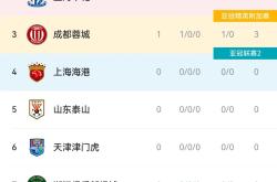 包含申花客场战平国安，积分榜位置稳中有升的词条